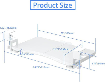 suptek Small Keyboard Tray Under Desk Pull Out - Image 6