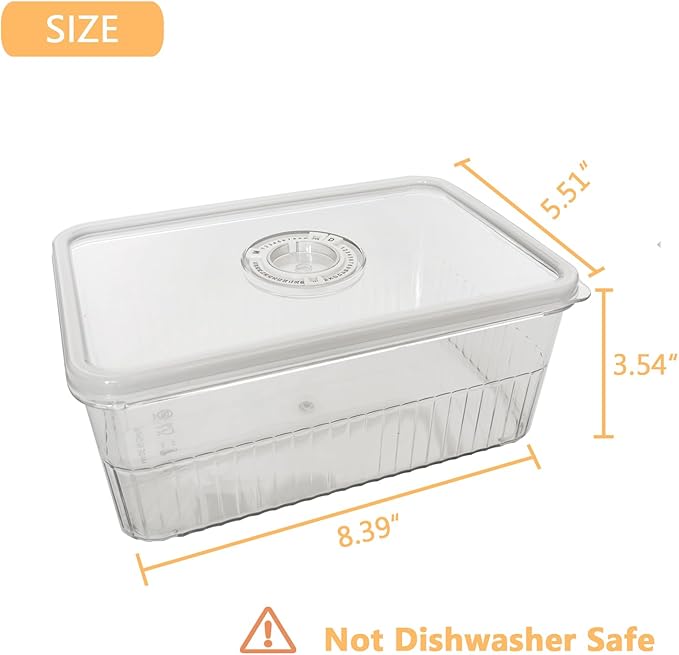 Cheese Container with Airtight Lid and Time Recording - Image 5