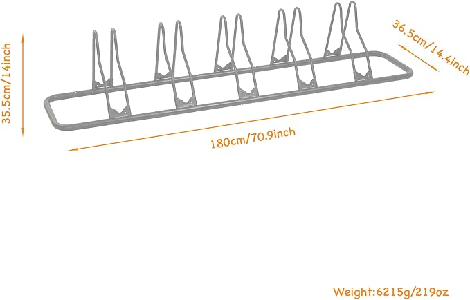 CyclingDeal Bicycle Floor Parking Rack Stand - Image 3