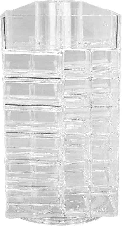 Lipstick Organizer, Lip Gloss Organizer 360 Degree Rotating Display Cosmetic - Image 4