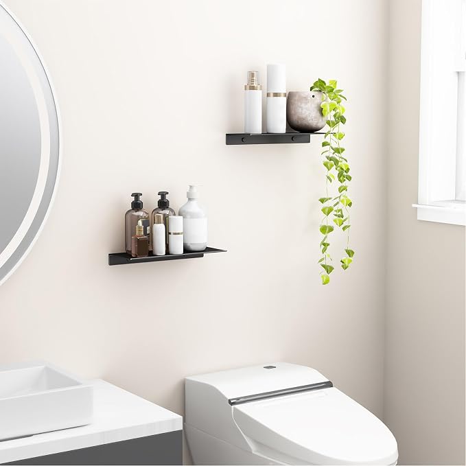 Danpoo 12 inch Metal Floating Shelves - Image 5