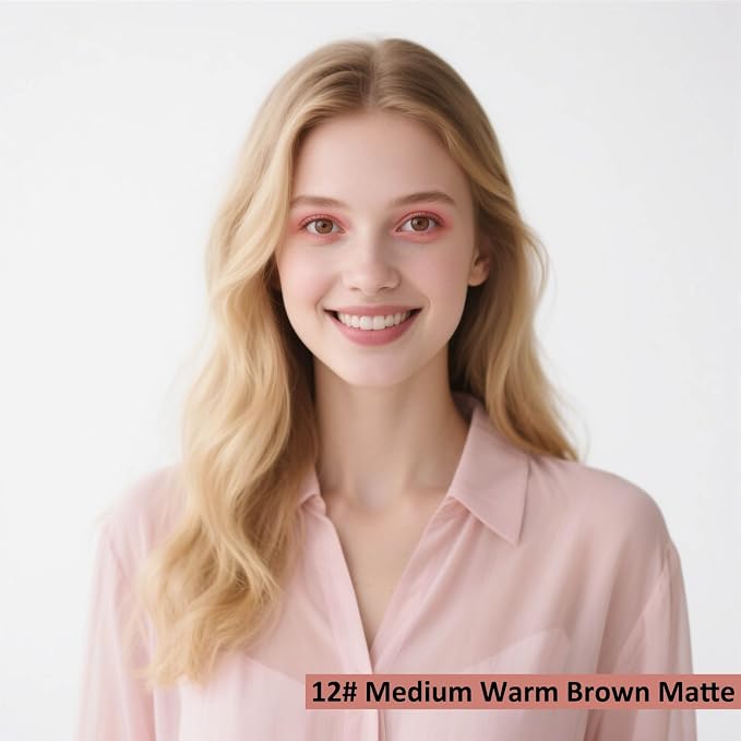 Matte Eyeshadow Stick Blendable Cream Eyeshadow Waterproof Long Lasting High - Image 3