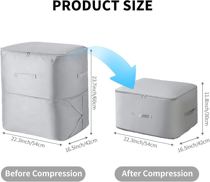 Large Self-Compression Cube for Comforters & Clothes | nylon, thin compress - Image 2