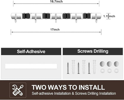 Broom Holder Wall Mount, Stainless Steel Broom Hanger Wall Mount, Heavy Duty - Image 7