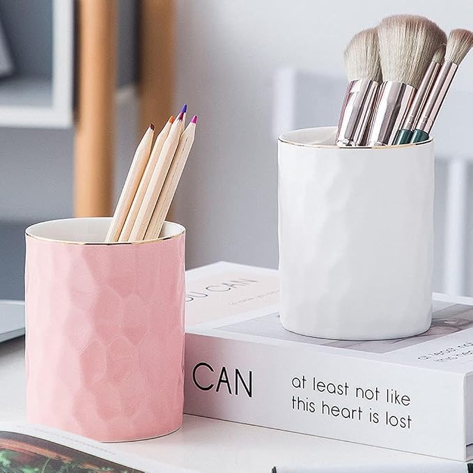 HANKOR Ceramic Pen Holder Cup Pencil Holder - Image 2
