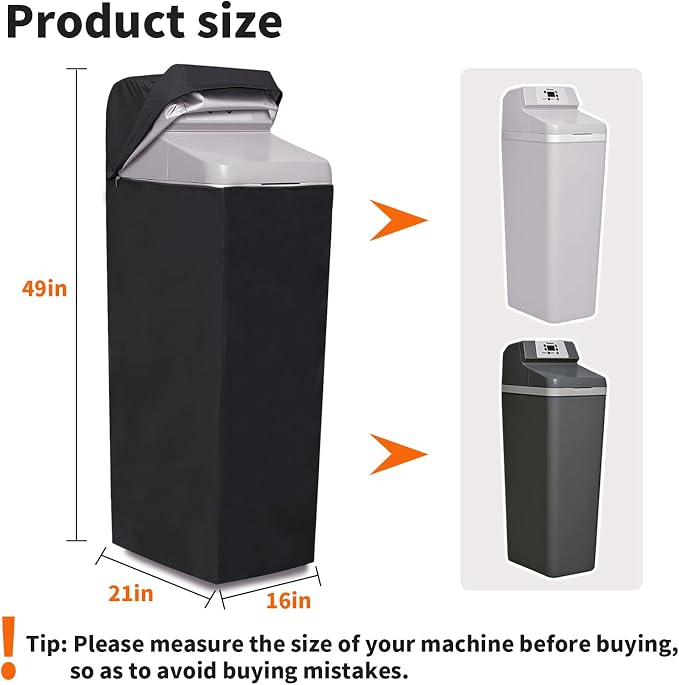 Water Softener Cover Outdoor Insulated, Water Softener Covers - Image 2