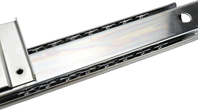 KUMGROT Keyboard Tray Slides 14" Silver Cold Rolled Steel Computer Drawer Tray - Image 8