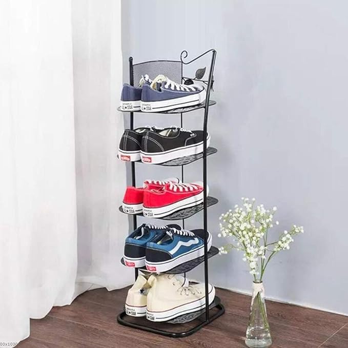 Shoe Rack, Standing Storage Bench Shoes Organizer Nonwoven Fabric Cover Small - Image 6