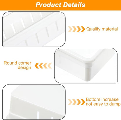 6 PCS Desk Drawer Organizer, Bathroom Drawer Organizer Trays - Image 3
