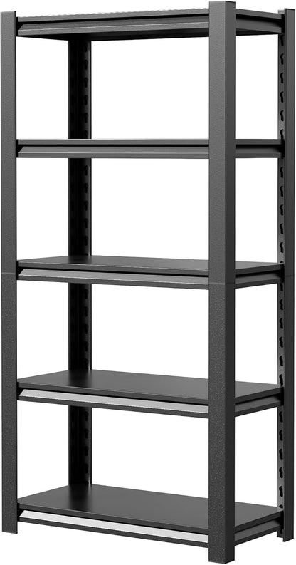 JHYKHG 63" H Storage Shelves, 5-Tier Heavy Duty Garage Shelving, Adjustable - Image 9