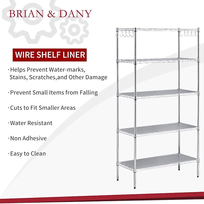 BRIAN & DANY Wire Shelf Liner, Heavy Duty Shelf Liners - Image 6