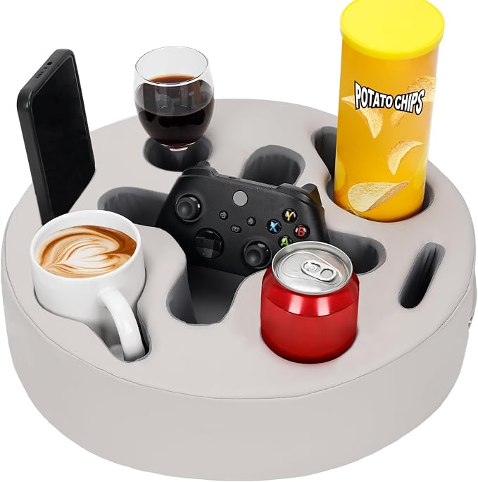 INNO STAGE Couch Cup Holder Pillow- -Sofa Cup Holder | Couch Caddy Drinks by INNOSTAGE