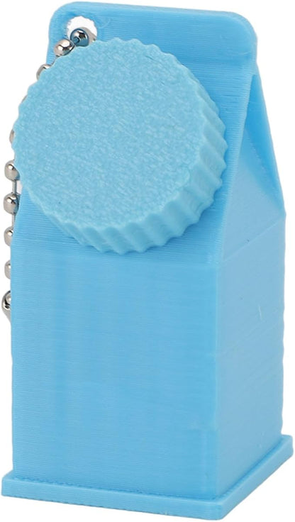 TOPINCN Milk Carton Box Keychain, Tolerant Holder Milk Carton Keychain Holder - Image 5