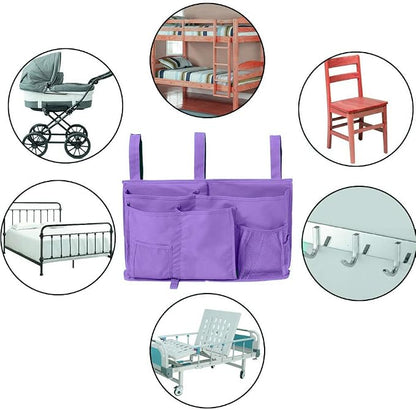 Sugaroom Purple Bedside Storage and Organizer - Image 6