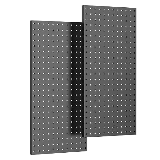 TORACK 2-Pack 12x24 inch Metal Pegboard Panels by TORACK