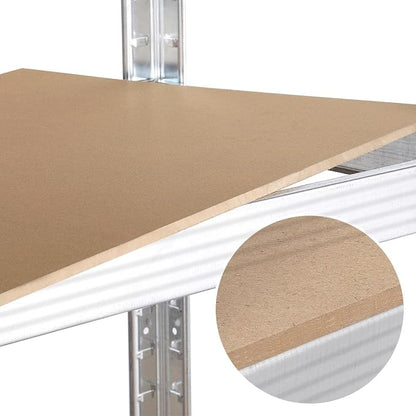 Yaheetech 5-Tier Heavy Duty Storage Shelves 35.5" W x 12" D x 71" H Silver | - Image 9