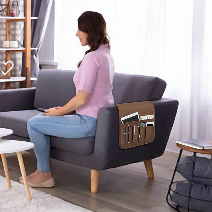 NB Sofa Armrest Organize remote holder bedside caddy organizer - Image 6