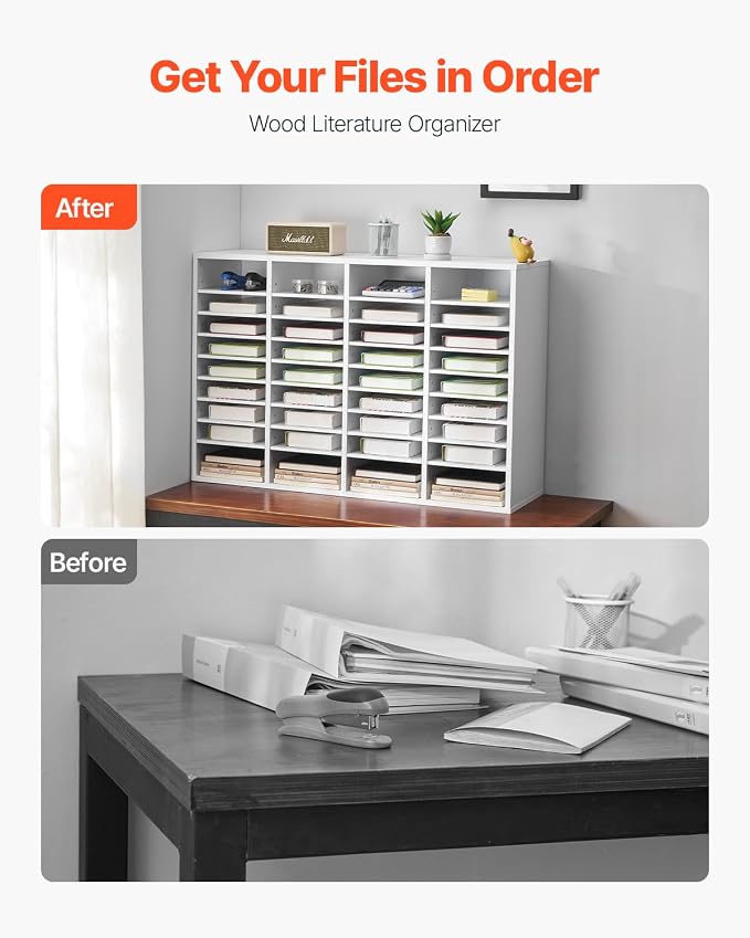 VEVOR Literature Organizer, 36 Compartments Office Mailbox - Image 4