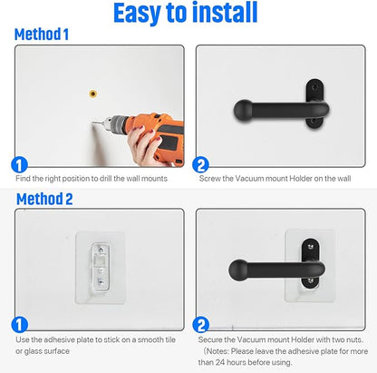 Vacuum Wall Mount Holder, Durable Vacuum Wall Mount, Compatible - Image 3