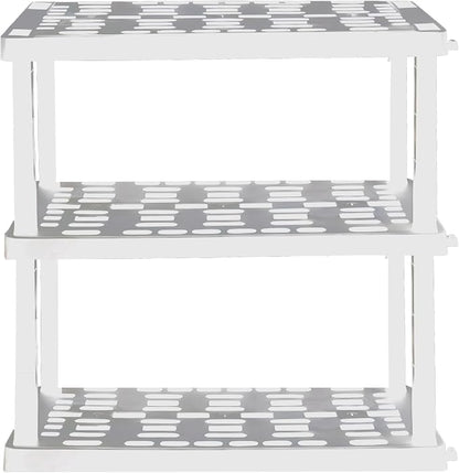 Oskar Heavy Duty Plastic Storage Shelves- by Koolatron
