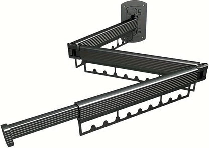 Wall Mounted Drying Rack, 220LB Capacity Tri-Fold Aluminum Clothes Airer by MovocrooiMiner