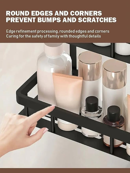 Over Door Shower Caddy, 2-Tier Storage Rack, 11.81x5.31 Inch Shelves, No - Image 8