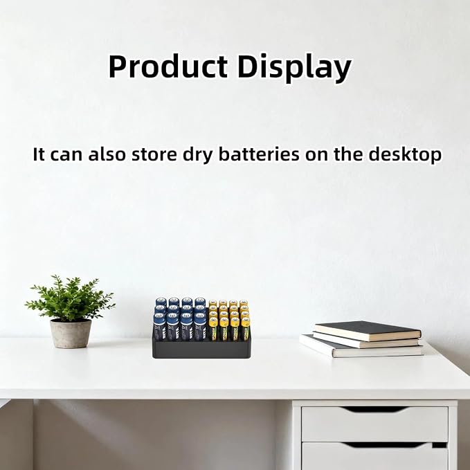 Wall Mounted Battery Storage Manager, Battery Storage Rack Suitable - Image 5