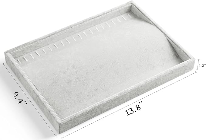 Stratalife 20 Hooks Necklace Organizer Tray, Stackable Jewelry Organizer - Image 5