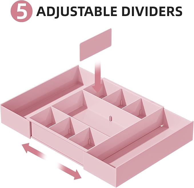 Marbrasse Expandable Desk Drawer Organizer, Desk Organizers and Accessories - Image 3