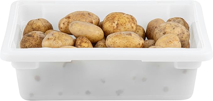 Restaurantware Food Storage Container 1 Pack of 18 x 12 x 6 Inch White Plastic - Image 11