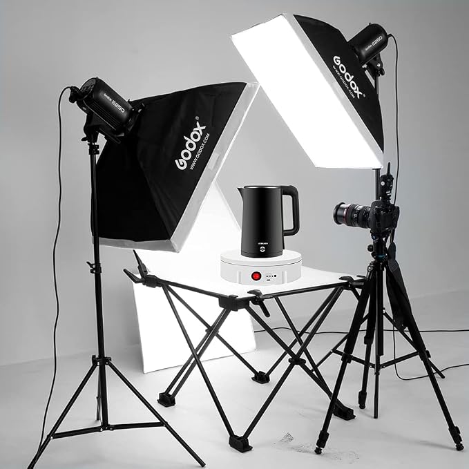 JAYEGT Motorized Rotating Display Stand, 220 Lbs Load, 360 Degree Electric - Image 2