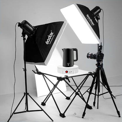 JAYEGT Motorized Rotating Display Stand, 220 Lbs Load, 360 Degree Electric - Image 2