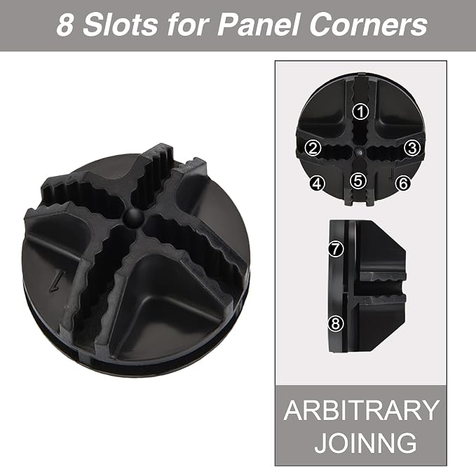 48 Pieces Cube Connectors Plastic Storage Wire Cube Organizer ABS Connectors - Image 5