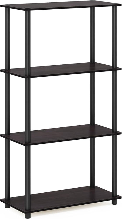 Furinno Turn-N-Tube 4-Tier Multipurpose Shelf Display Rack, Round Tubes - Image 6