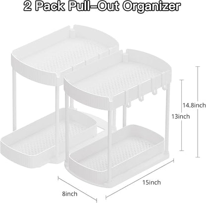 Multi-Purpose Pull-Out Storage Organizers, Under Sink & Cabinet Storage - Image 8