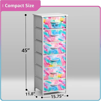 Sorbus Dresser Storage Tower, Organizer Drawers - Image 3