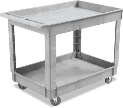40" X 24" 2 SHELF UTIL CART GRAY by Boardwalk