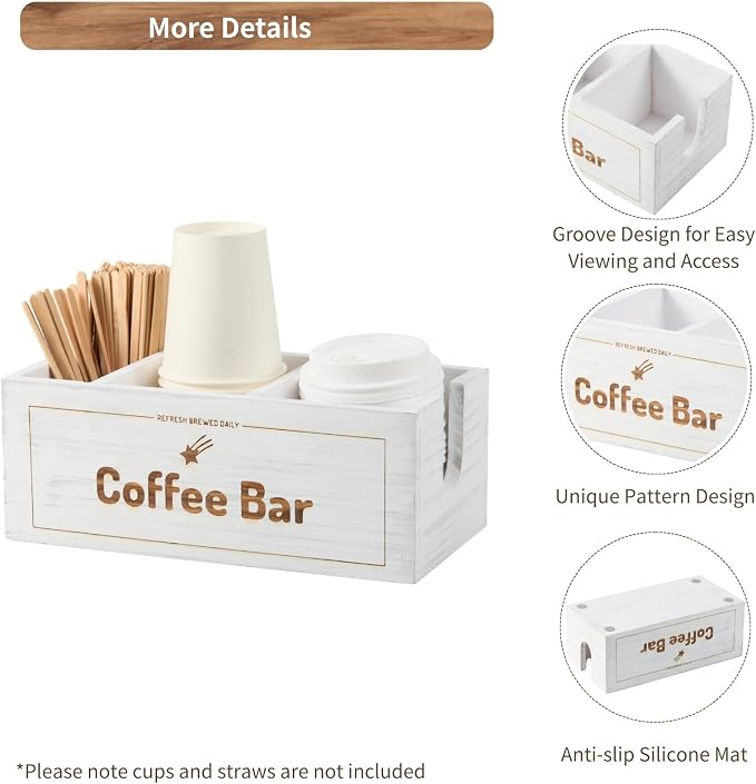 Coffee Station Organizer for Countertop - Image 4