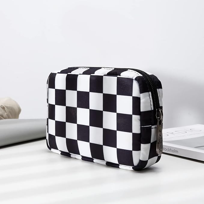 E-Tree Cute Small Makeup Bag, Cosmetic Toiletry Skin Care Make up Little Items - Image 7