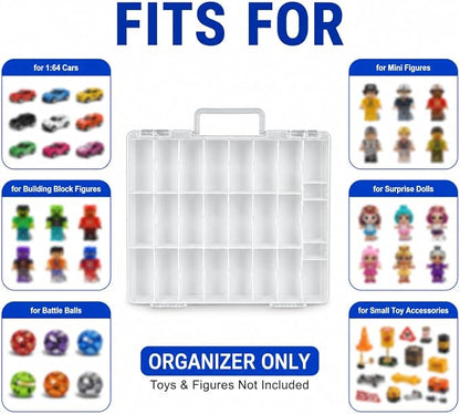 Toy Car Storage Organizer Case Compatible - Image 2