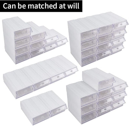 12 Pcs Drawer Stackable Storage Cabinet - Image 3