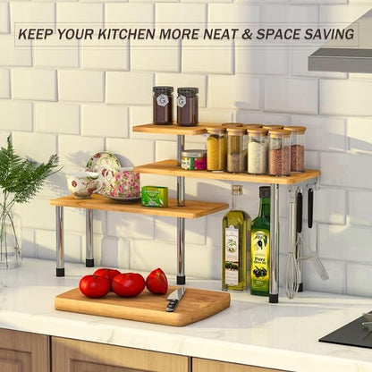 ZHWS Kitchen Countertop Organizer Spice Rack - Image 4