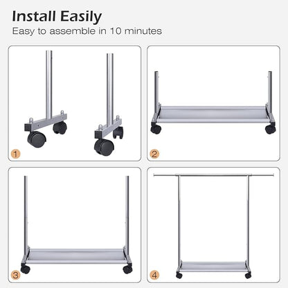MISSLO Short Clothing Racks for Hanging Clothes - Image 8