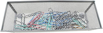 HAHIYO Stackable Mesh Tray Cup 9 x 3 x 2 inches Sturdy Container - Image 4