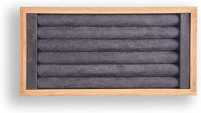 Coward Bamboo Ring Earrings Display Holder Jewelry Storage Tray Organizer by FocusOnJewelryDisplay15yrs