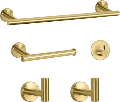 NearMoon Bathroom Hardware Set SUS 304 Thicken Stainless Steel-Towel Bar Set by NearMoon