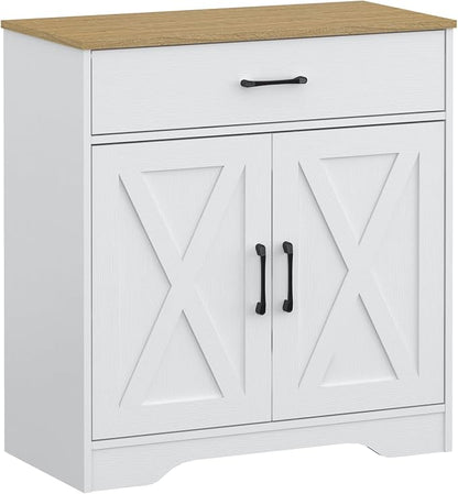 Panana Wooden Cabinet 1 Drawer and 2 Doors Storage Cupboard Coffee Bar by Panana