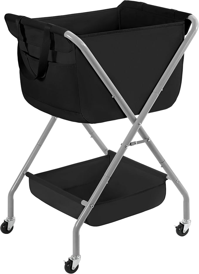 STORAGE MANIAC Collapsible Laundry Cart by STORAGEMANIAC