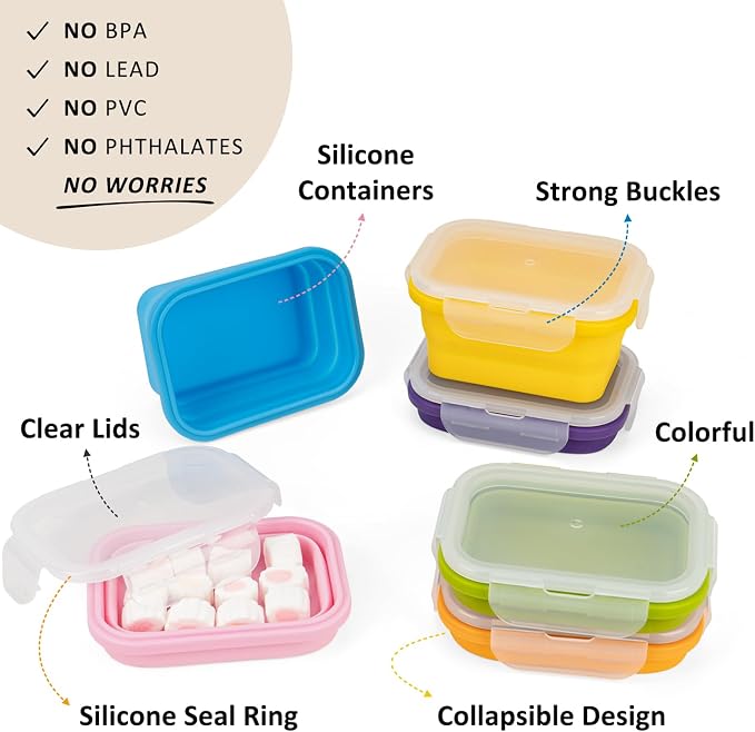 Reusable Silicone Snack Sontainers - Image 7