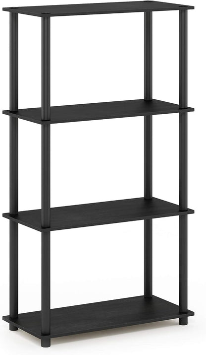 Furinno Turn-N-Tube 4-Tier Multipurpose Shelf Display Rack, Round Tubes - Image 4